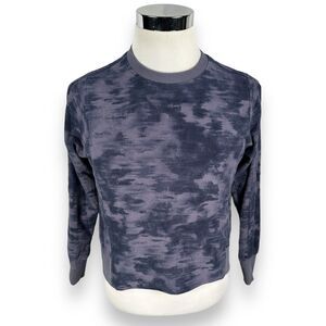 Athleta Sundown Sweatshirt Women’s‎ Small Tie Dye Crewneck Top Grayish Purple
